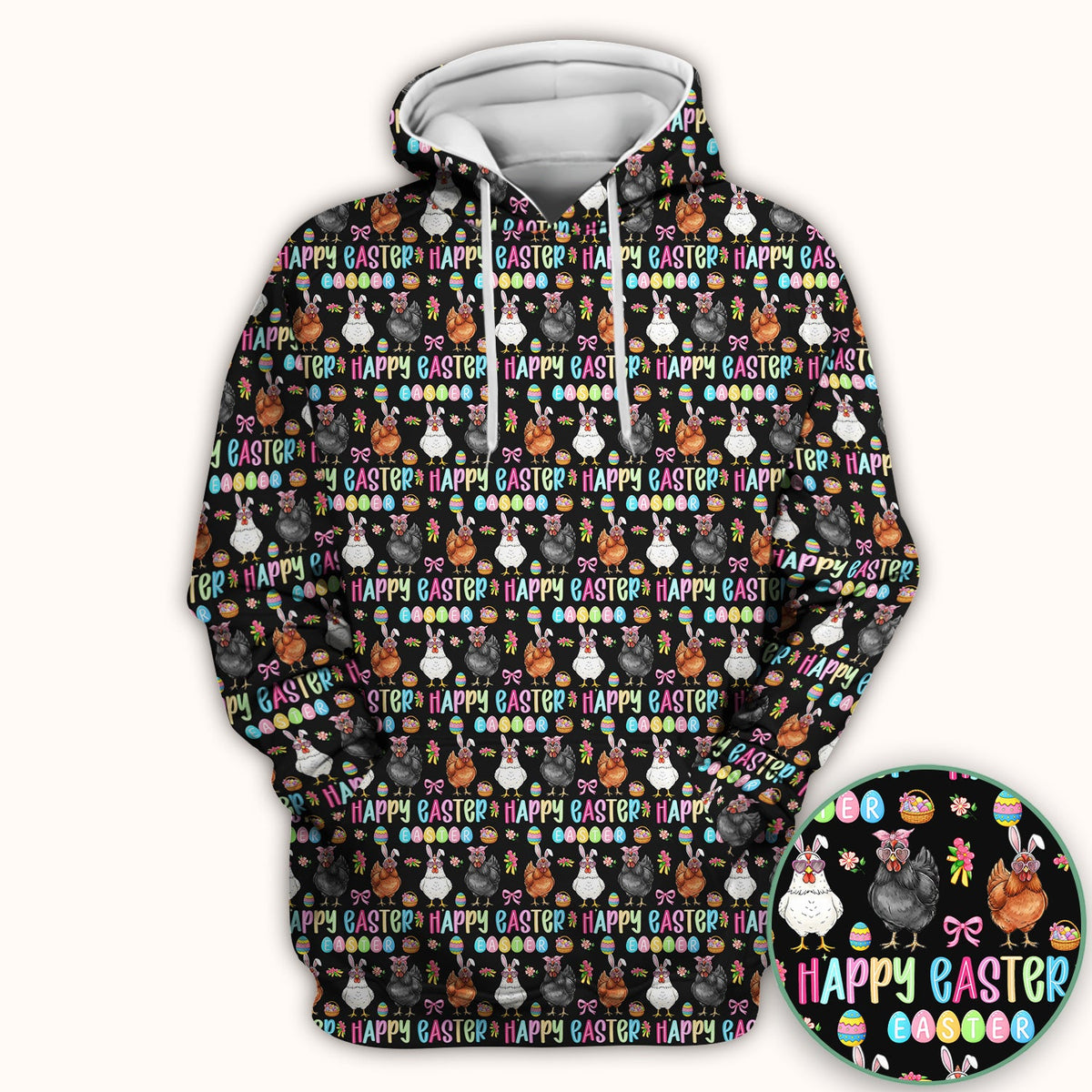 Bunny Eggs Nurse Scrub Tops - Easter Gift