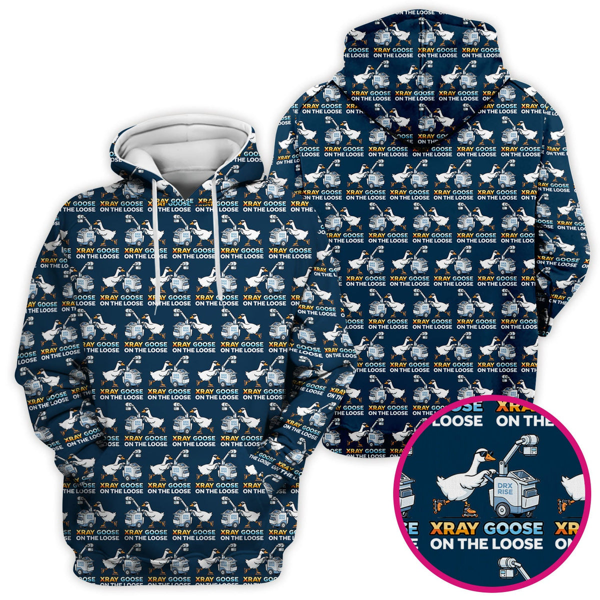 Xray Goose On The Loose Nurse Scrub Top