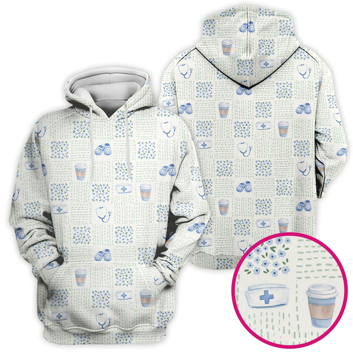 Medical Essentials Nurse Scrub Top