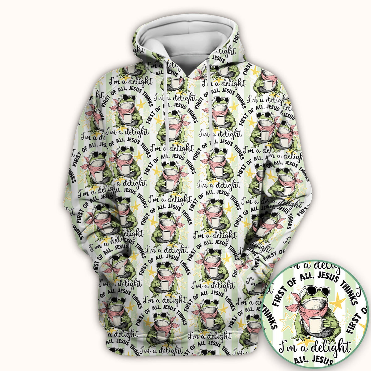 Frog Coffee Quote Nurse Scrub Top