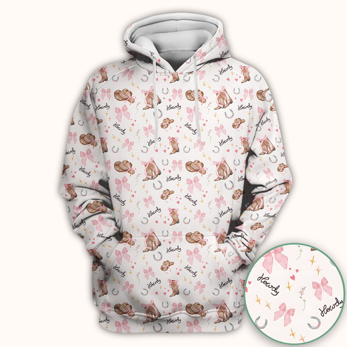 Pink Cowgirl Boots Nurse Scrub Top