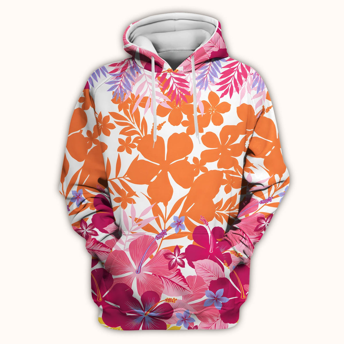 Tropical Hibiscus Bloom Nurse Scrub Top