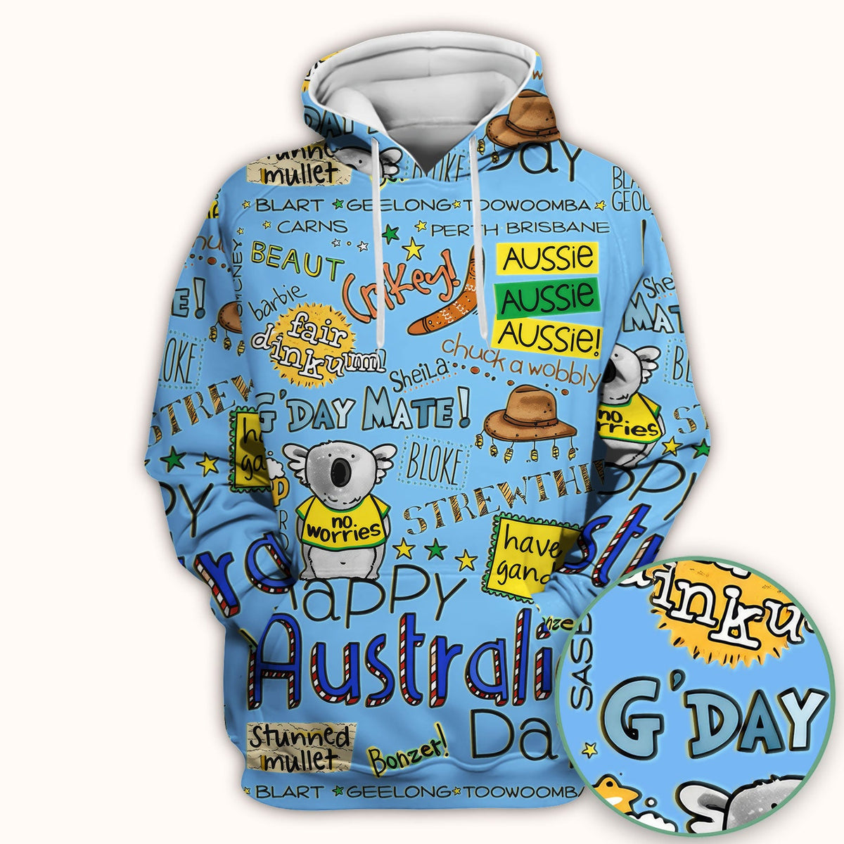 Koala Australia Nurse Scrub Top