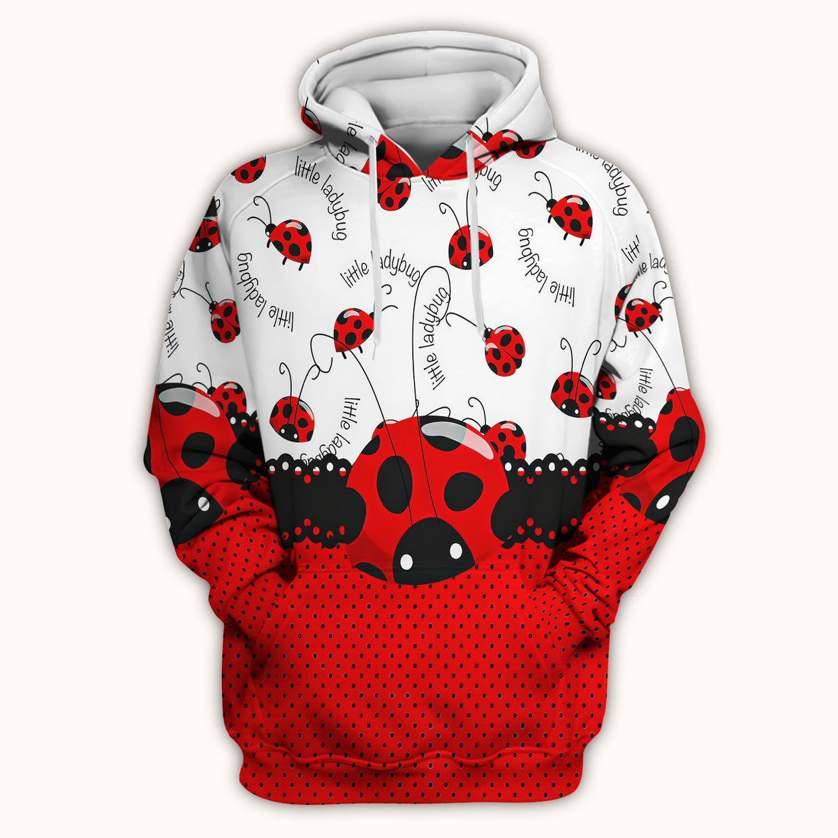 Little Ladybug Polka Dot Nurse Scrub Top