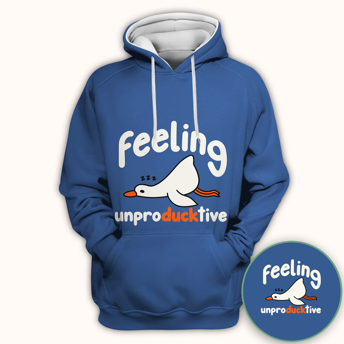 Feeling Unproducktive Duck Nurse Shirt