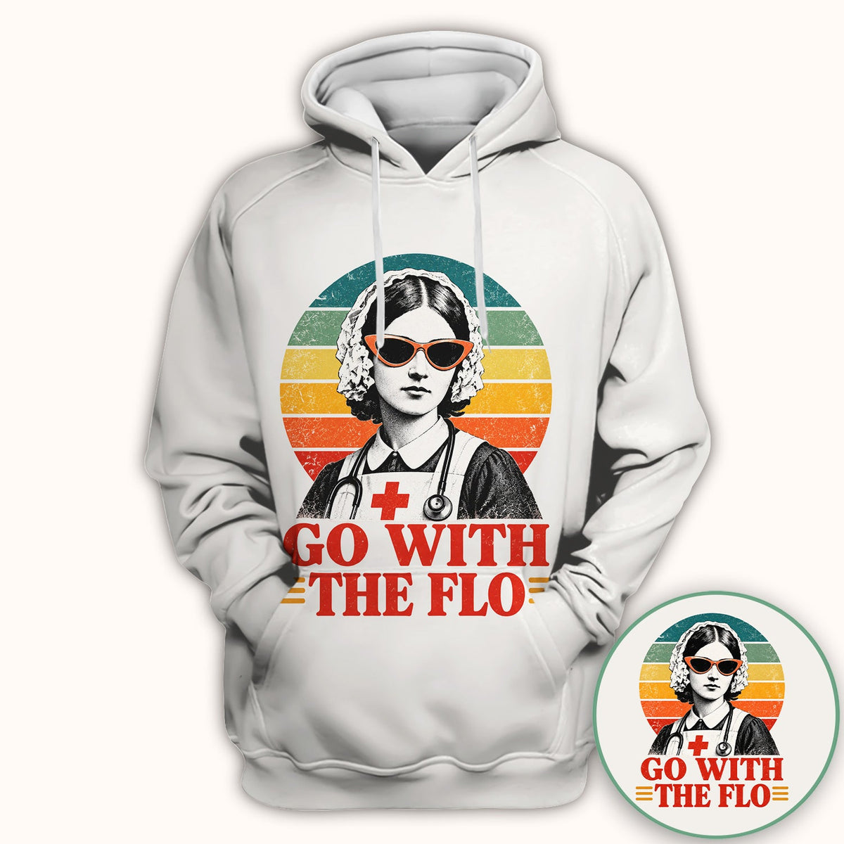 Go With The Flo Nurse Shirt
