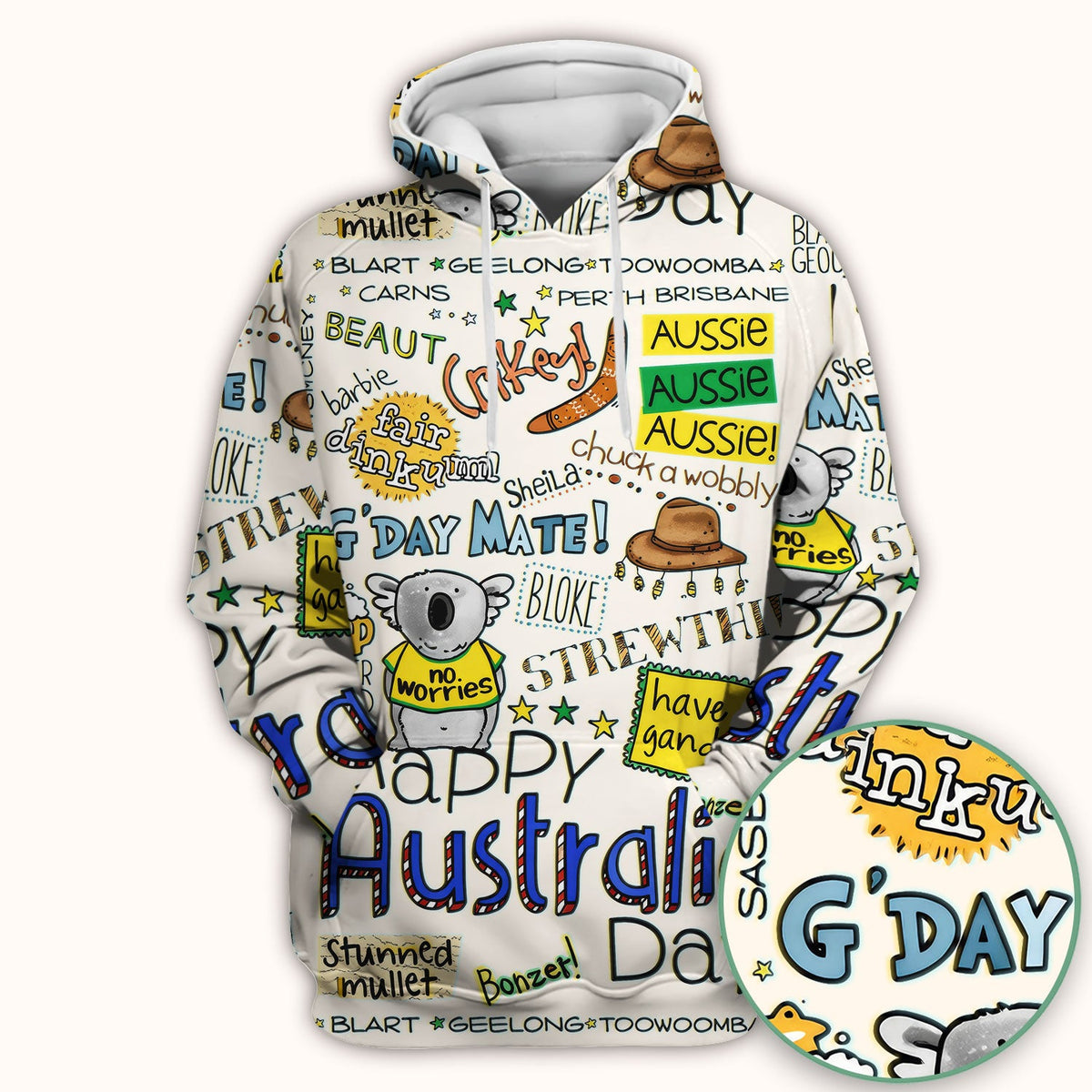 Koala Australia Nurse Scrub Top