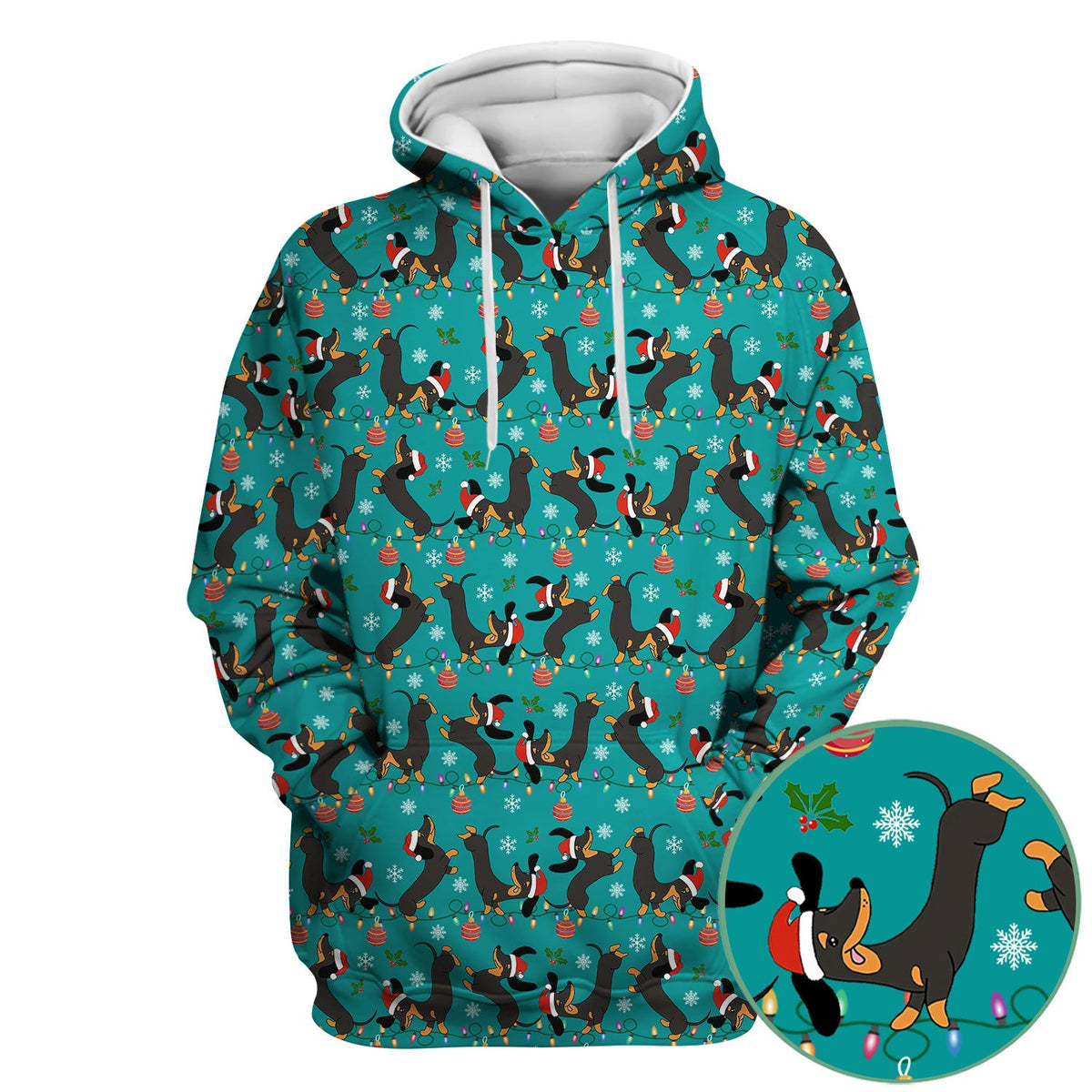 Adorable Dachshund Nurse Scrub Top - Christmas Gift