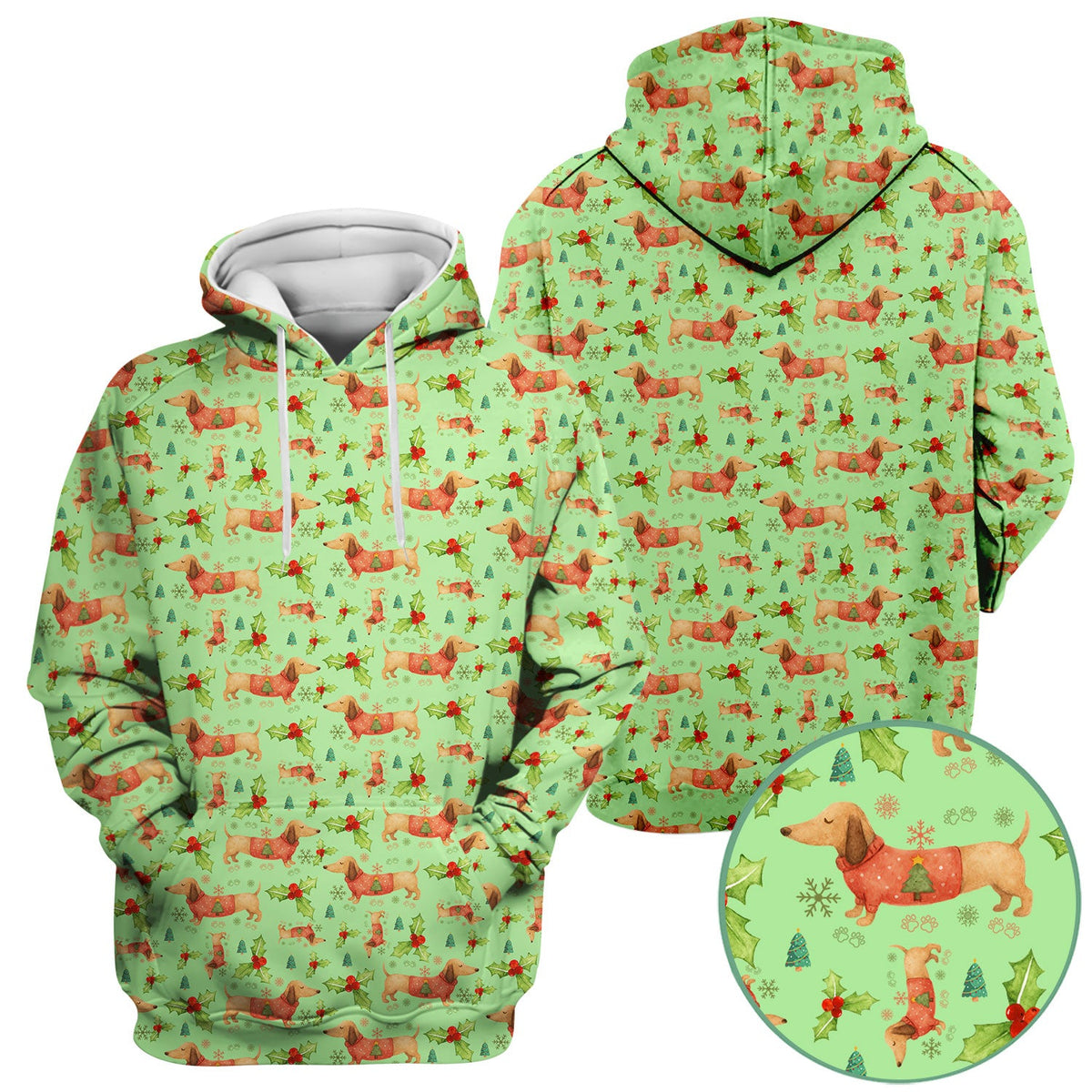 Dachshund Nurse Scrub Top - Christmas Gift