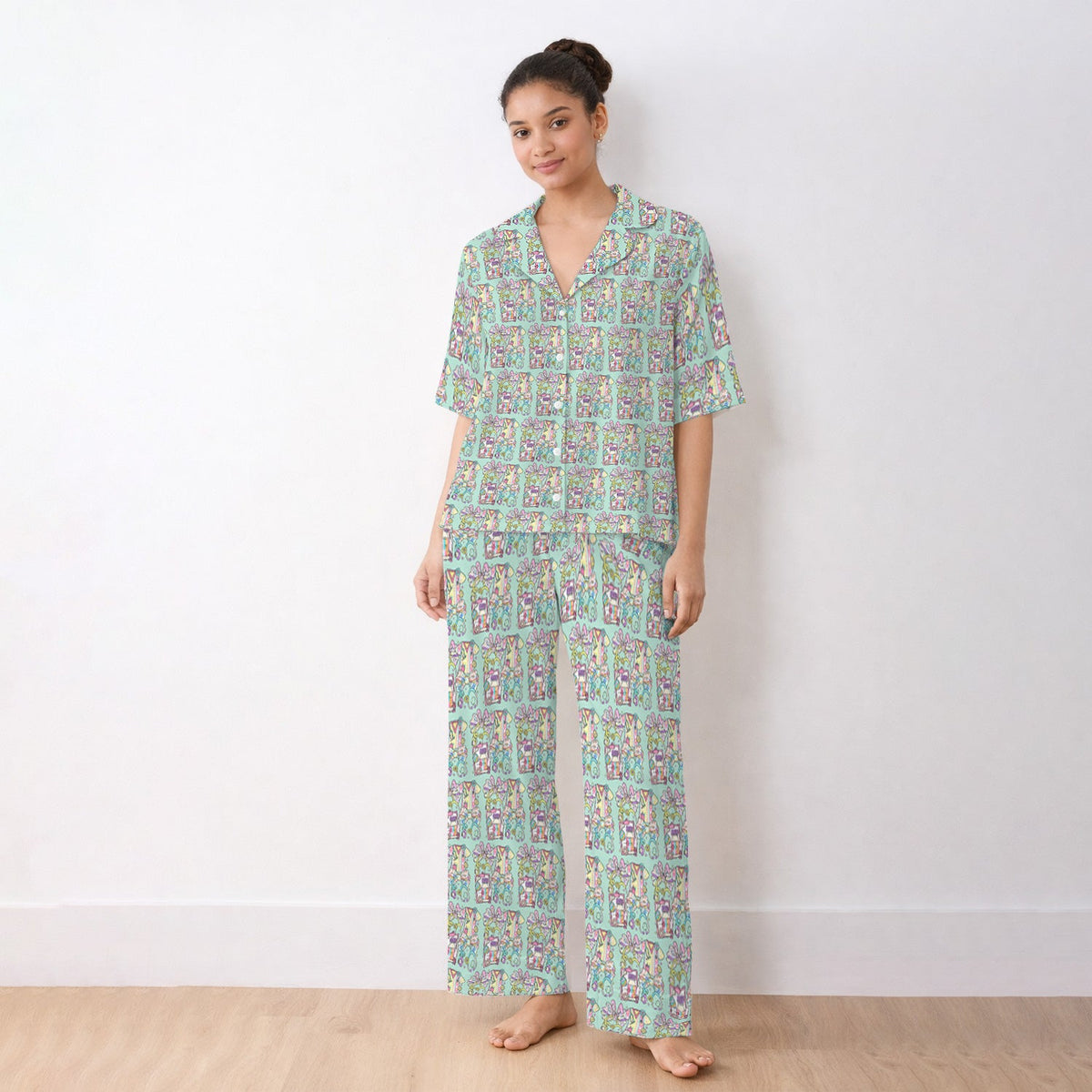 Colorful Nurse Supplies Pajama Set