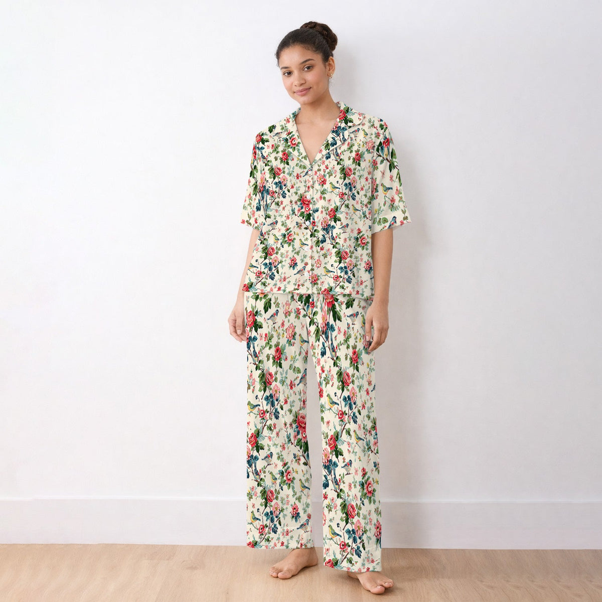 Songbird Rose Garden Pajama Set