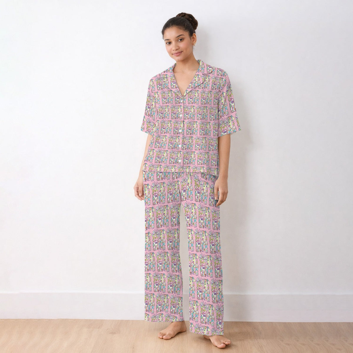 Colorful Nurse Supplies Pajama Set