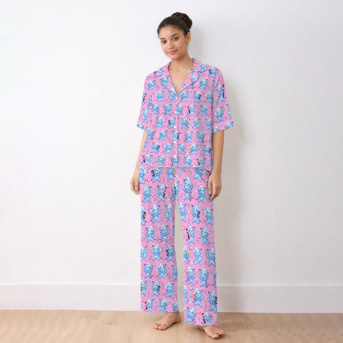 Dental Tooth Character Nurse Pajama Set