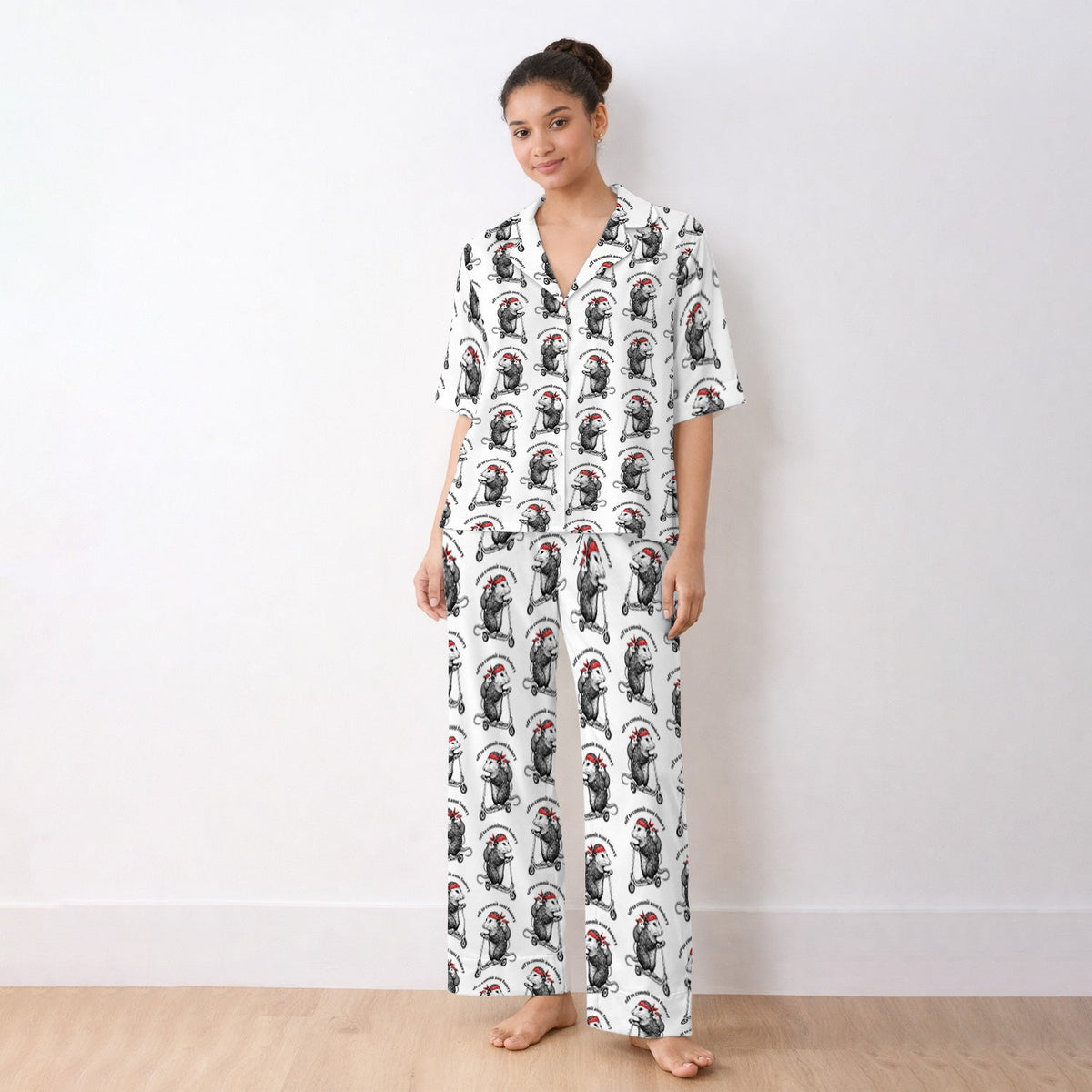 Aunt Foolery Opossum Pajama Set