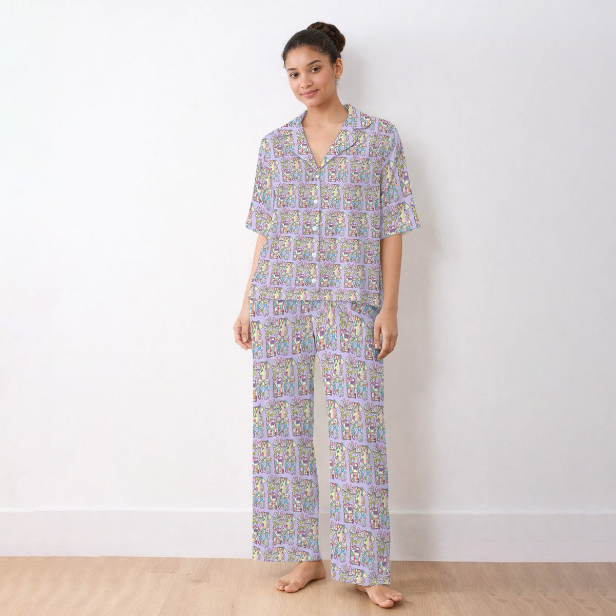 Colorful Nurse Supplies Pajama Set