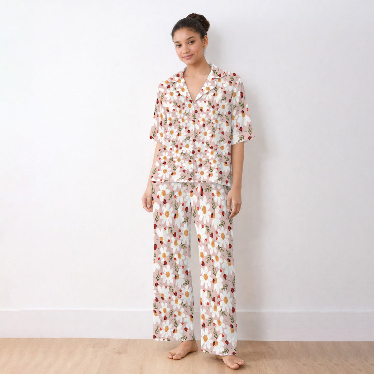 Daisy Ladybug Garden Nurse Pajama Set