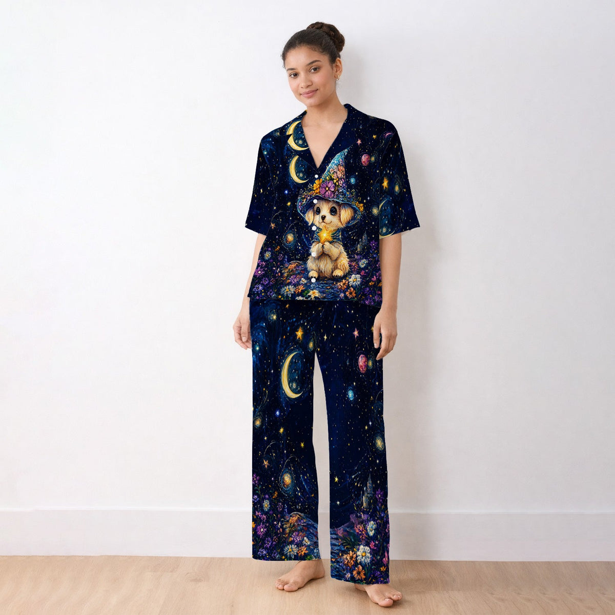Puppy Wizard Nurse Pajama Set