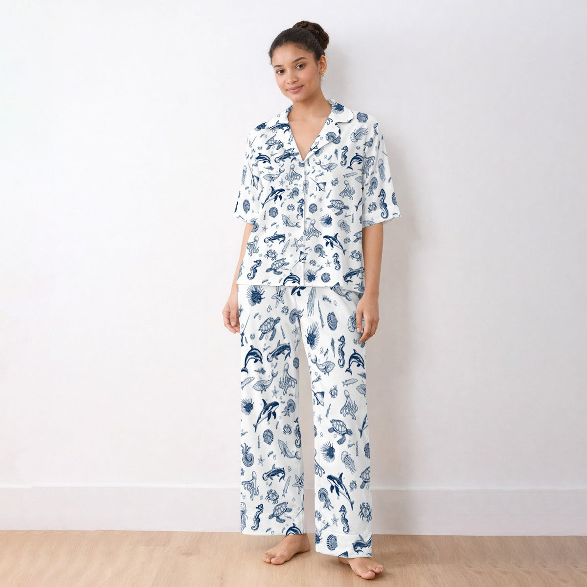 Marine Sea Life Pajama Set