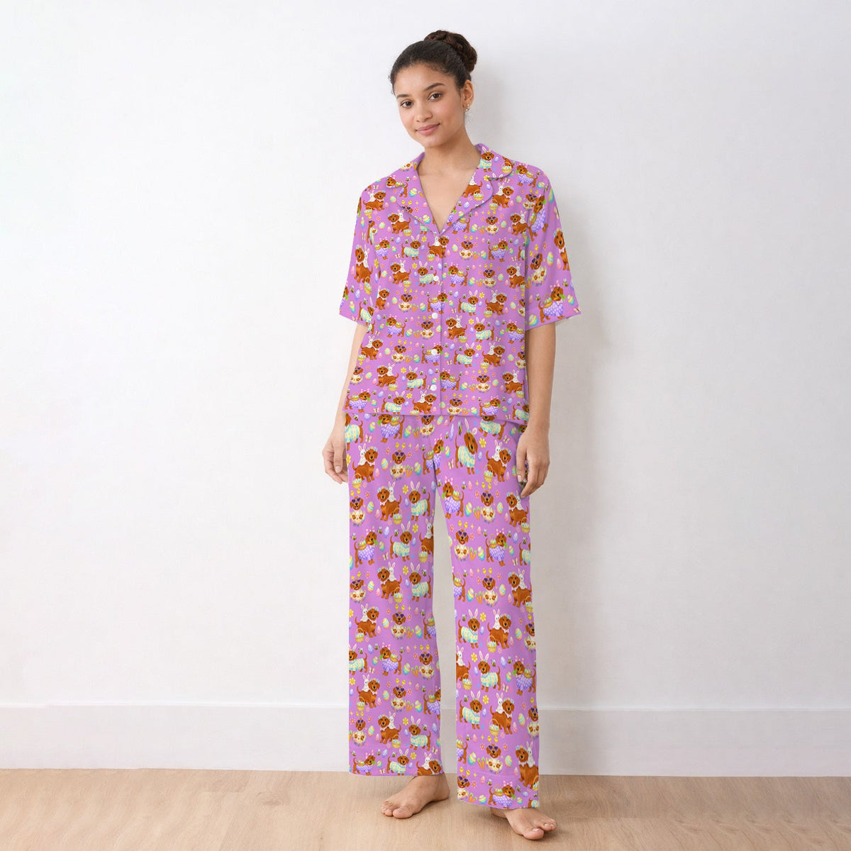 Easter Dachshund Pajama Set