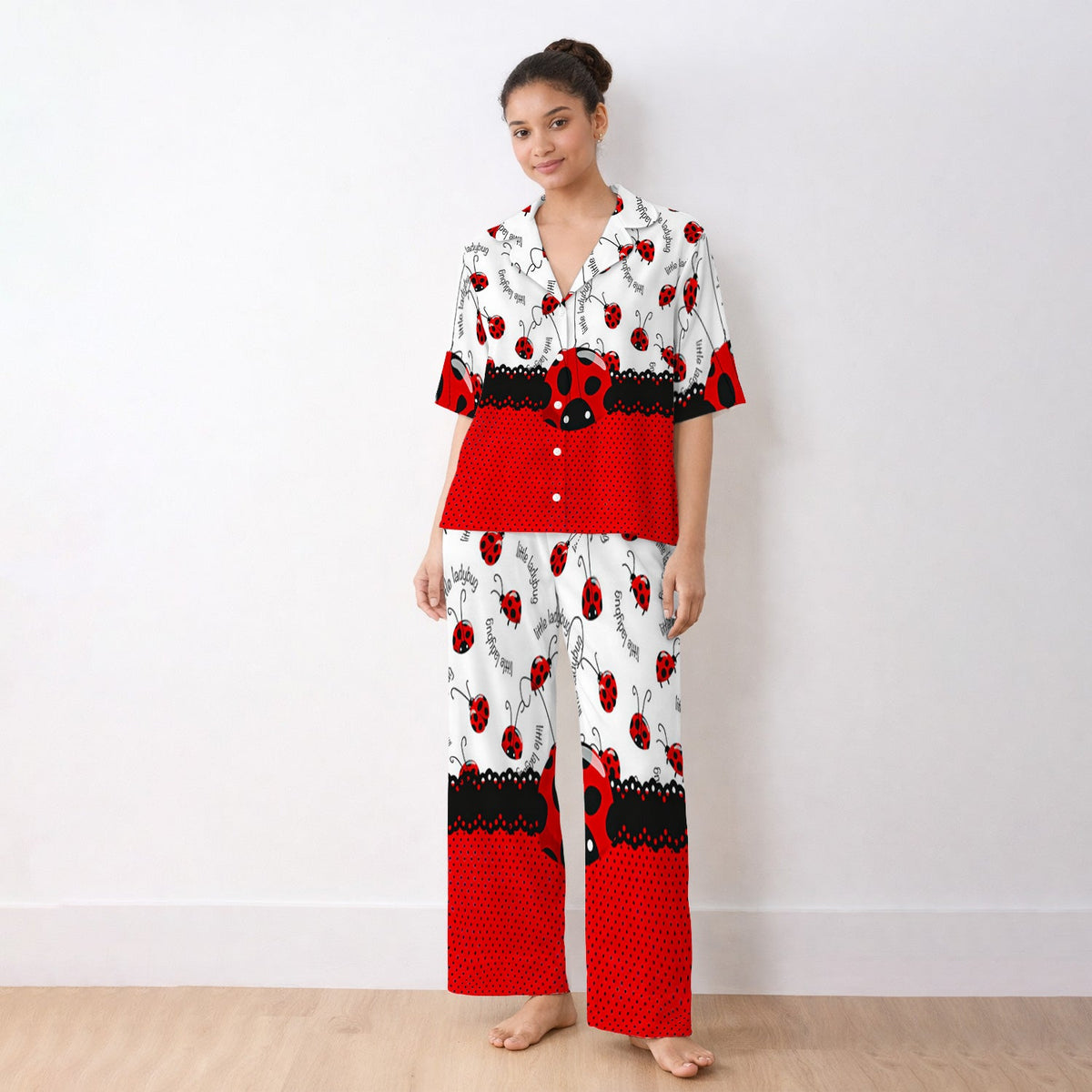 Little Ladybug Polka Dot Pajama Set