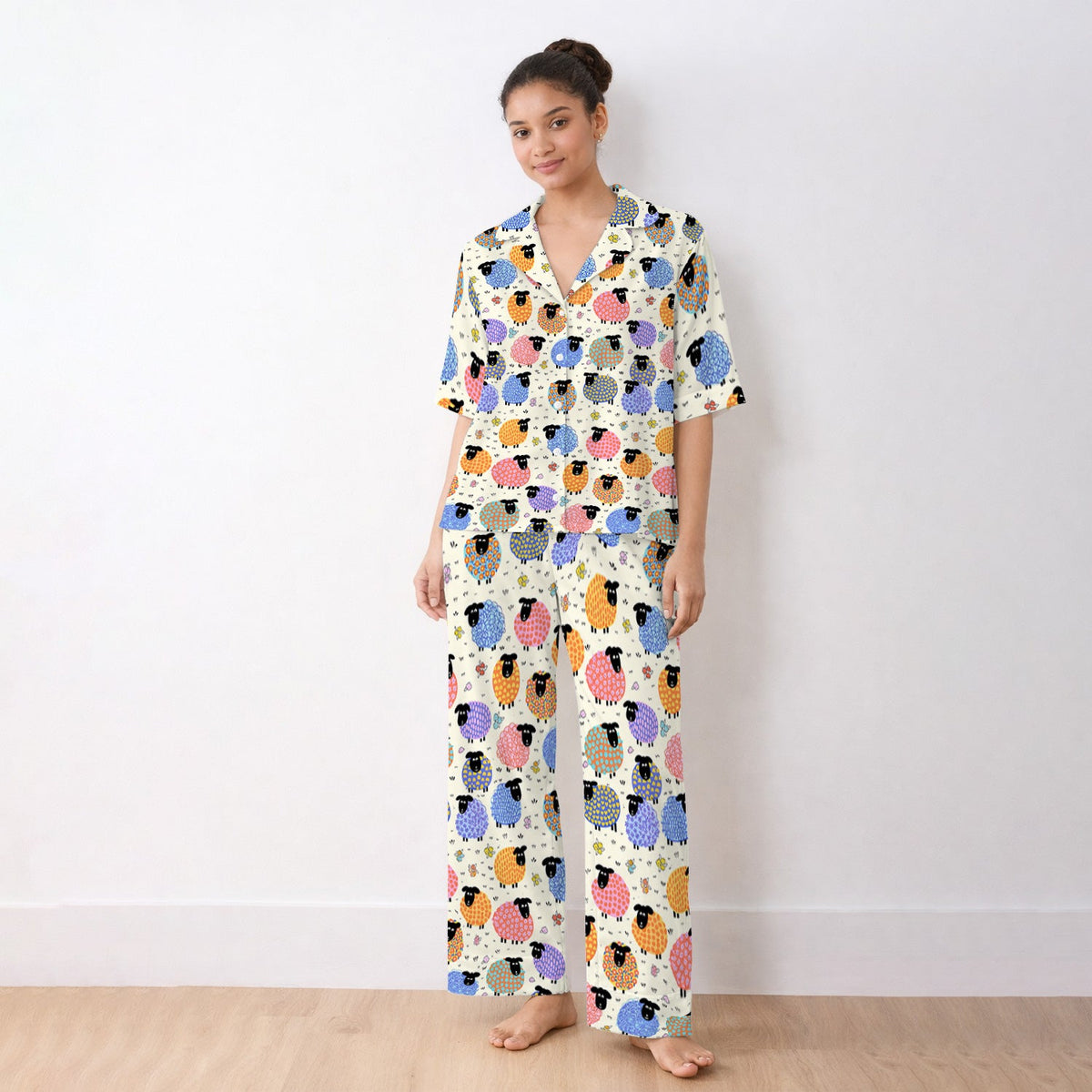 Colorful Sheep Pajama Set