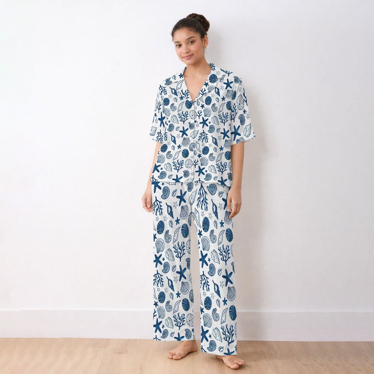 Ocean Shell Starfish Pajama Set
