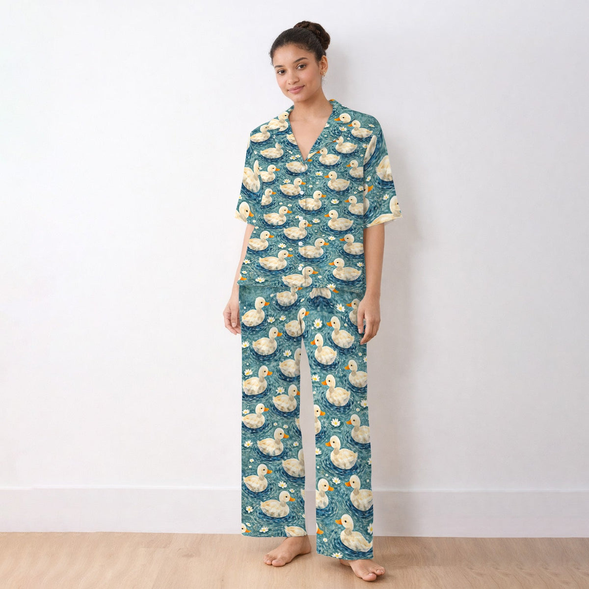 Duck Pond Nurse Pajama Set