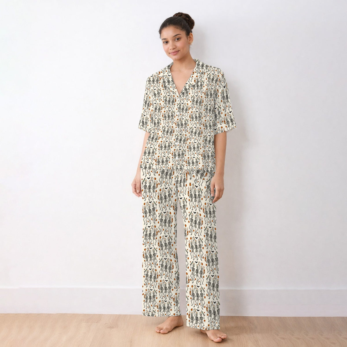 Skeleton Pajama Set - Halloween Gift
