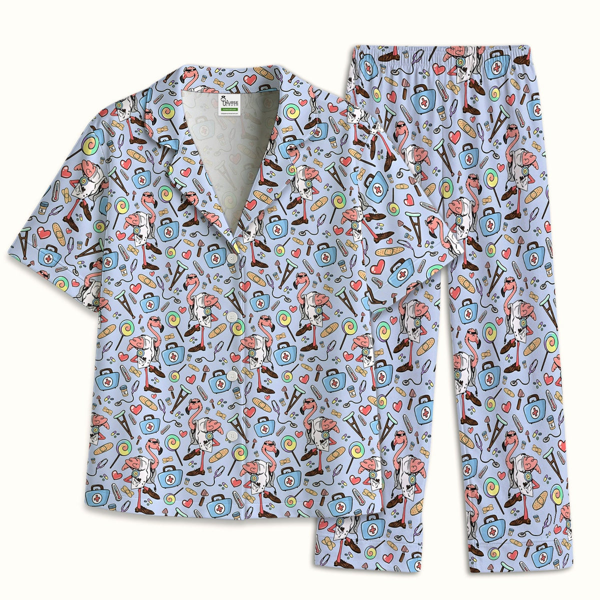 Flamingo Pajama Set