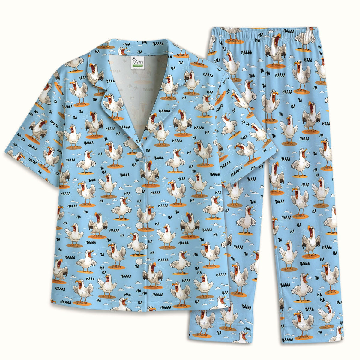 Screaming Seagull Sky Pajama Set