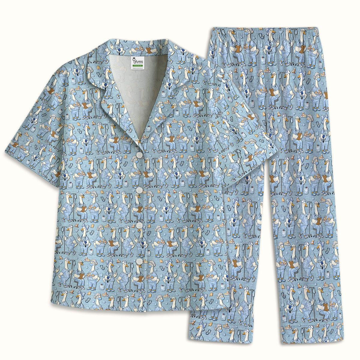 Goose Working Pajama Set