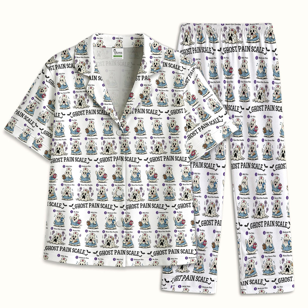 Ghost Pain Scale Pajama Set