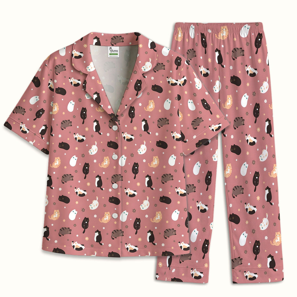 Adorable Kitty Pajama Set