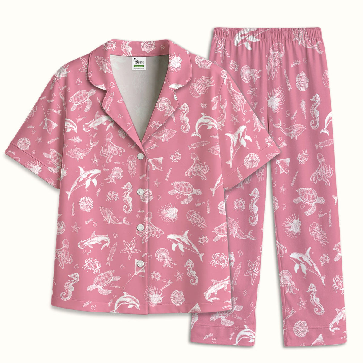 Marine Sea Life Pajama Set