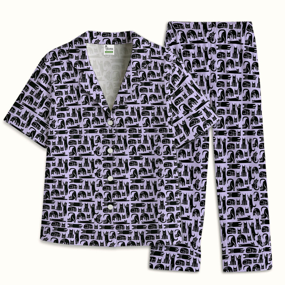 Funny Cat Poses Pajama Set