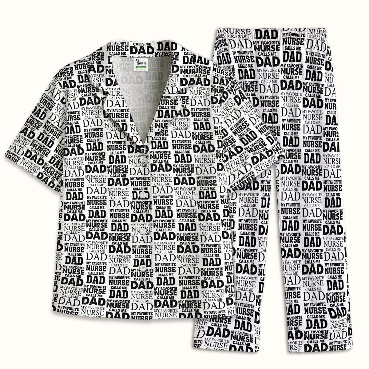 Favorite Nurse Calls Dad Pajama Set