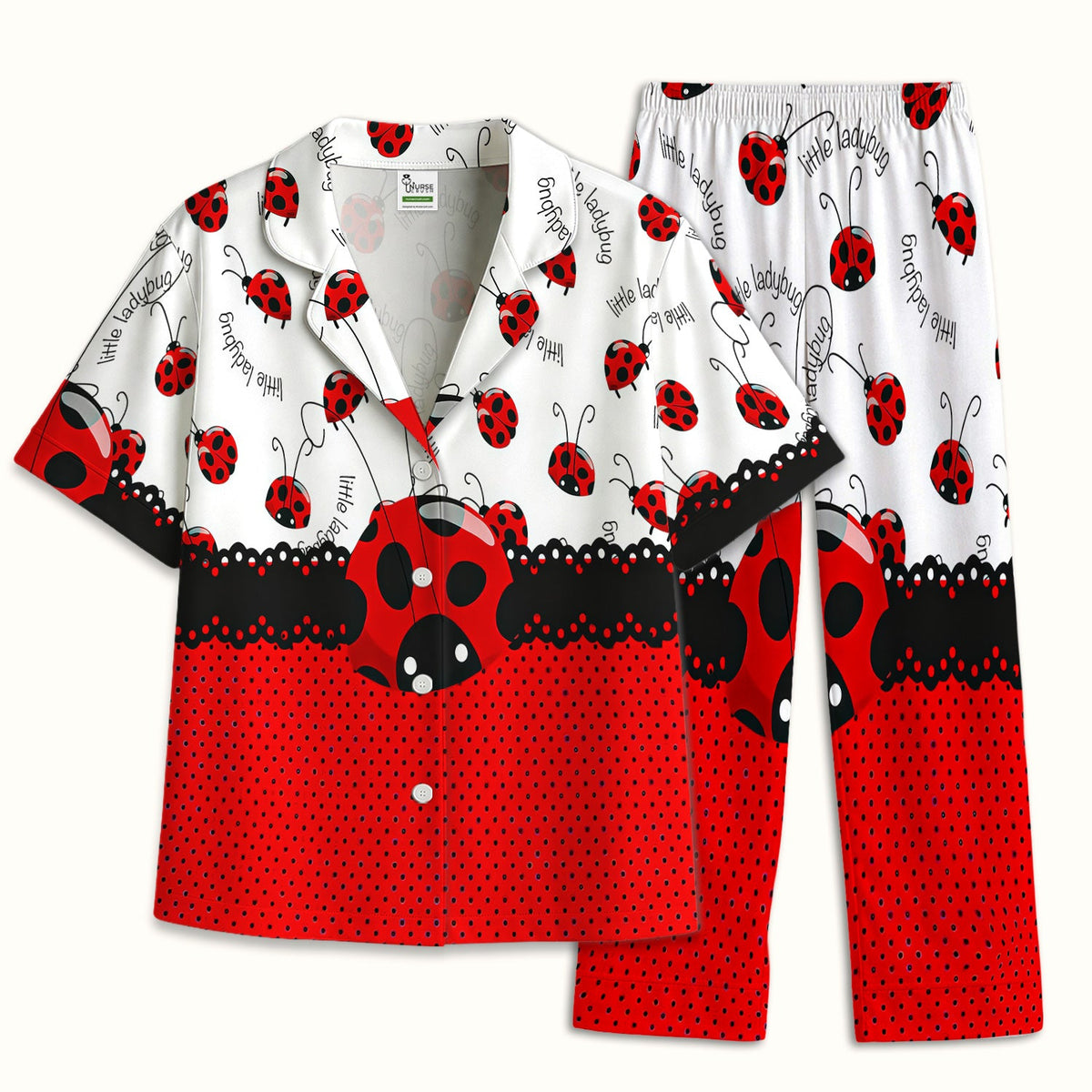 Little Ladybug Polka Dot Pajama Set