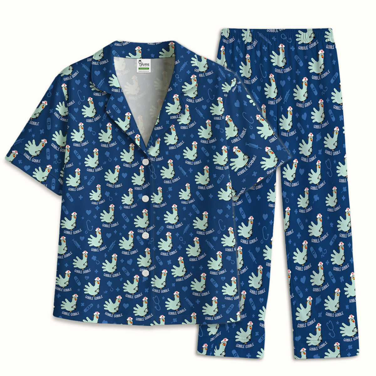 Gobble Gobble Turkey Pajama Set