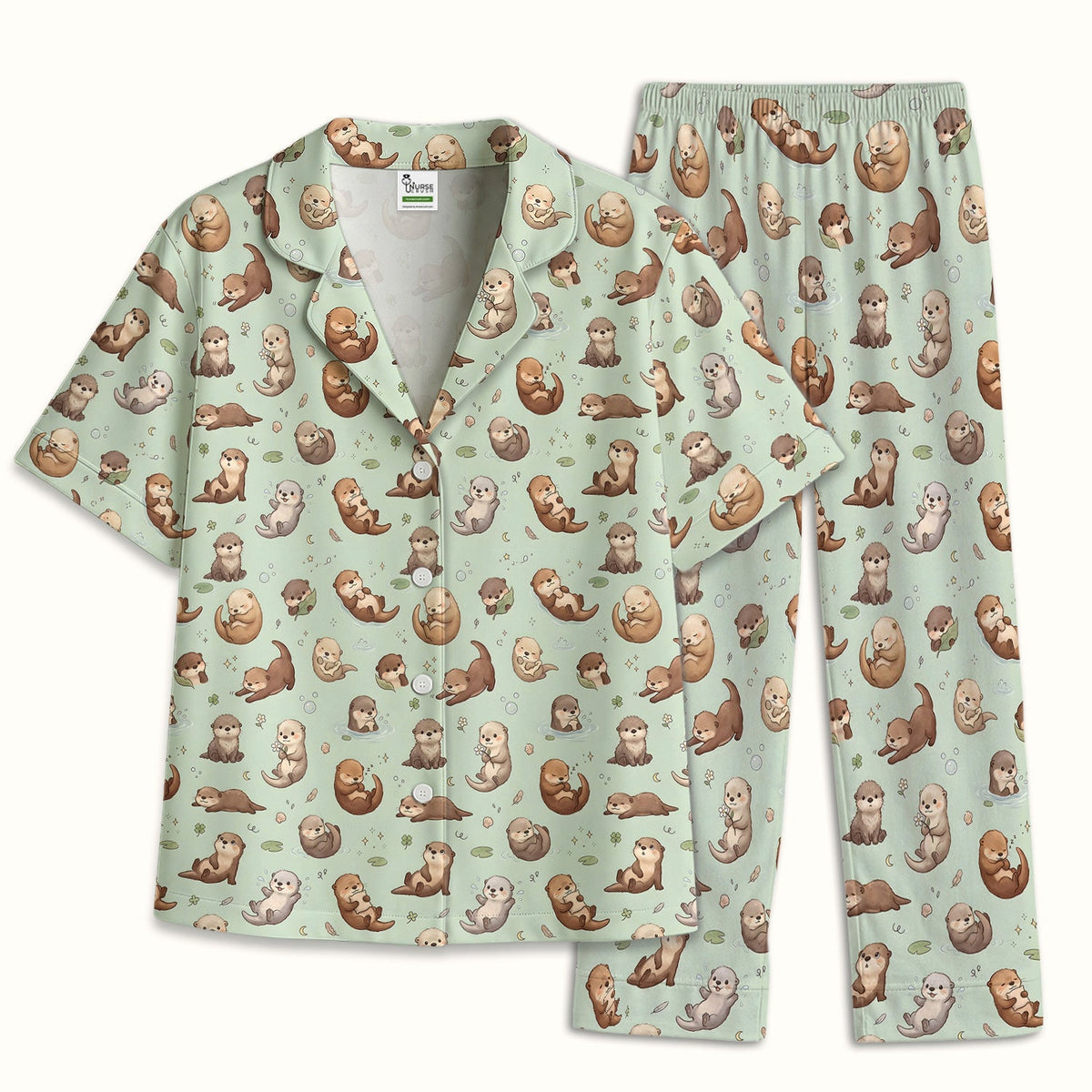 Otter Pajama Set