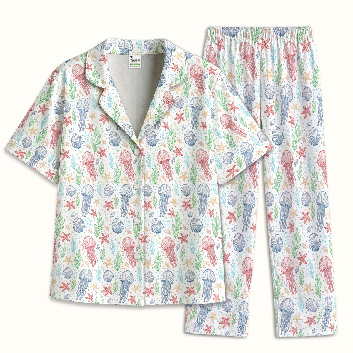 Jellyfish Ocean World Pajama Set