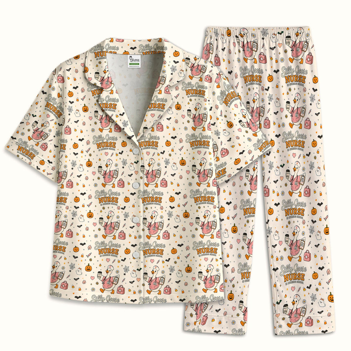 Silly Goose Pajama Set - Halloween Gift