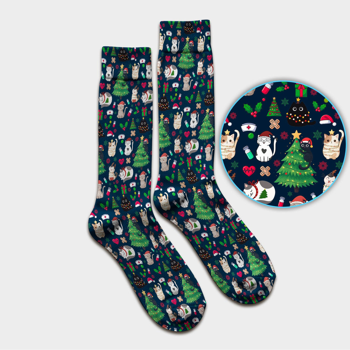 Christmas Pet Nurse Socks