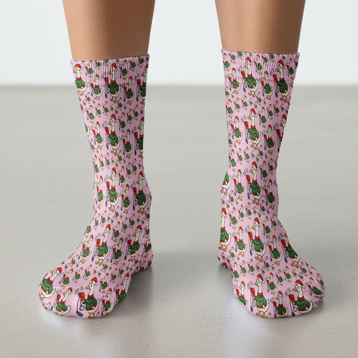 Christmas Duck Nurse Socks