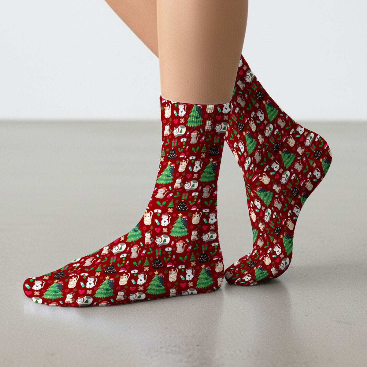 Christmas Pet Nurse Socks