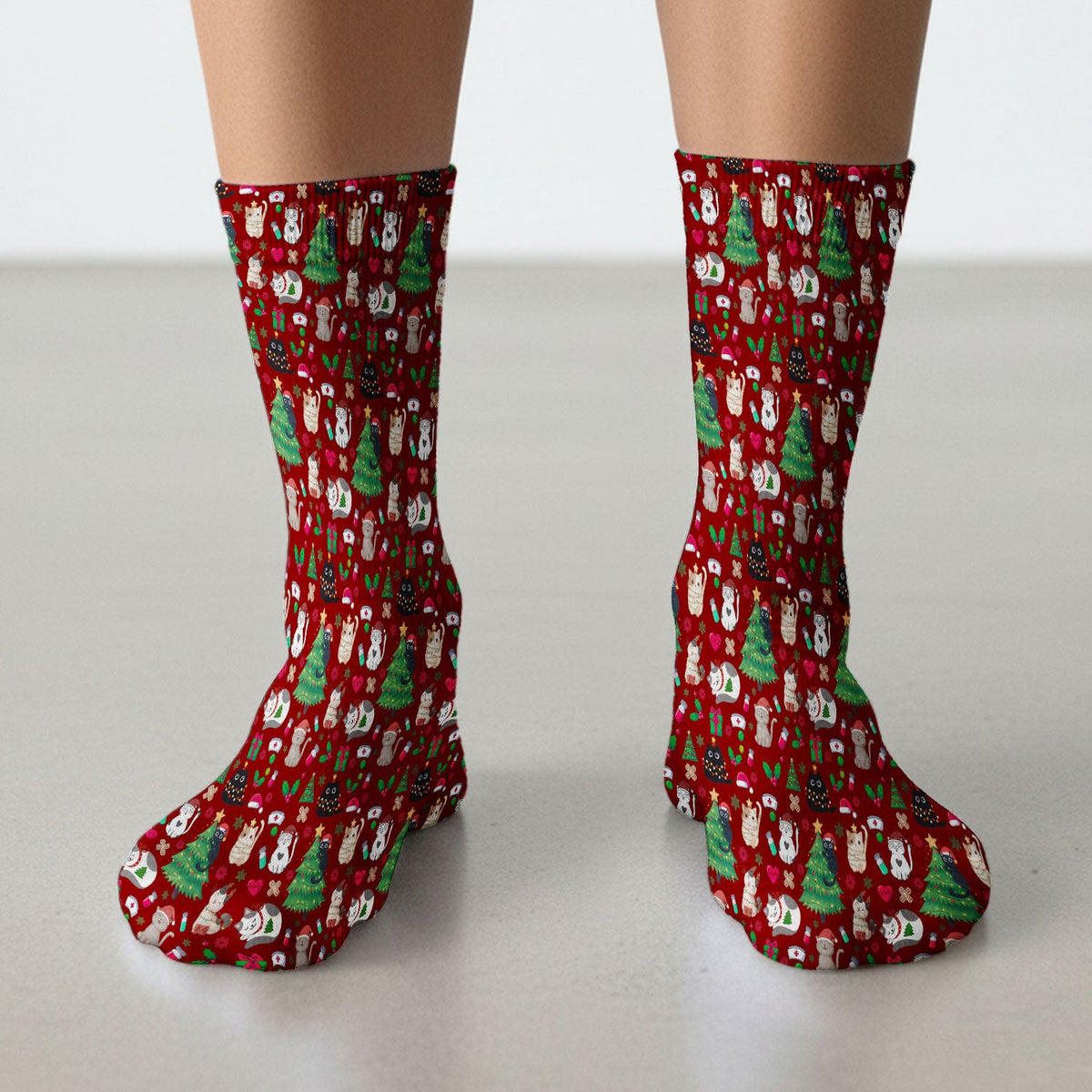 Christmas Pet Nurse Socks