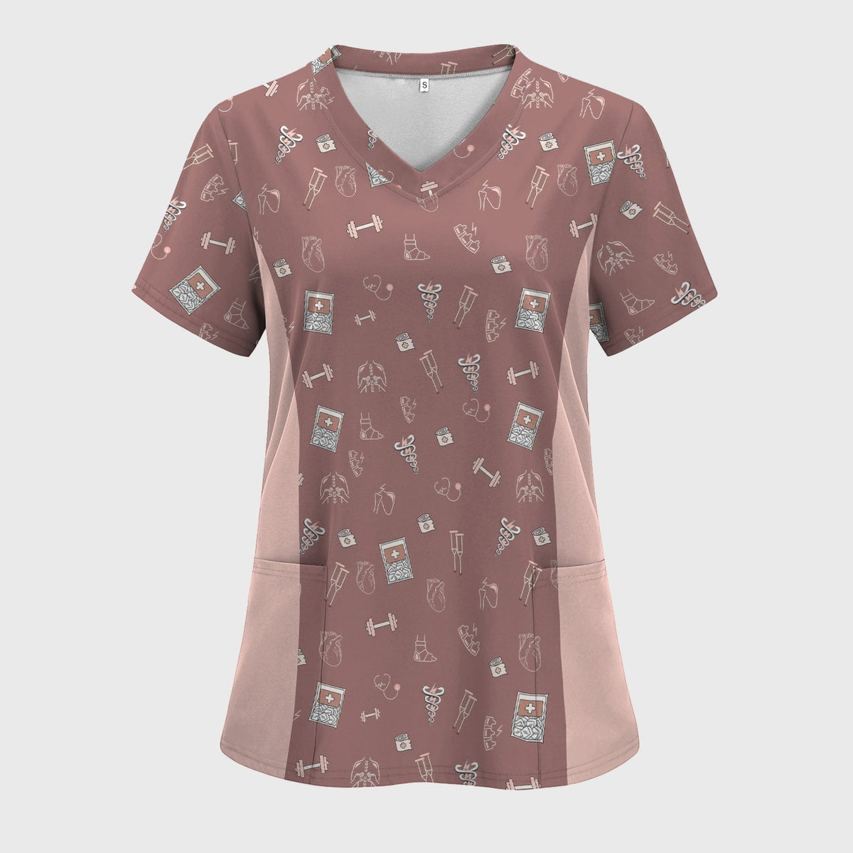 Fitness Gym Icons Nurse Shirt