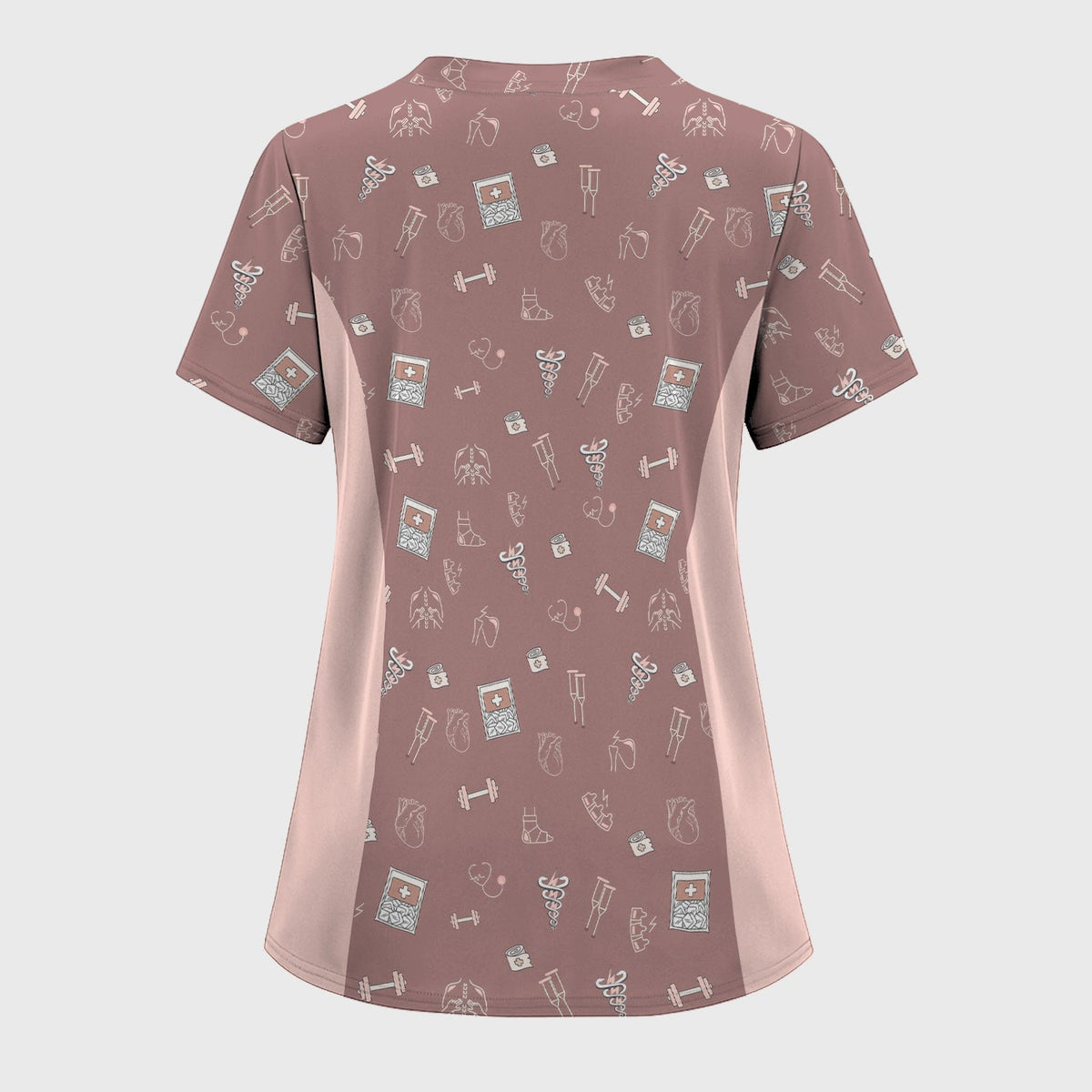 Fitness Gym Icons Nurse Shirt