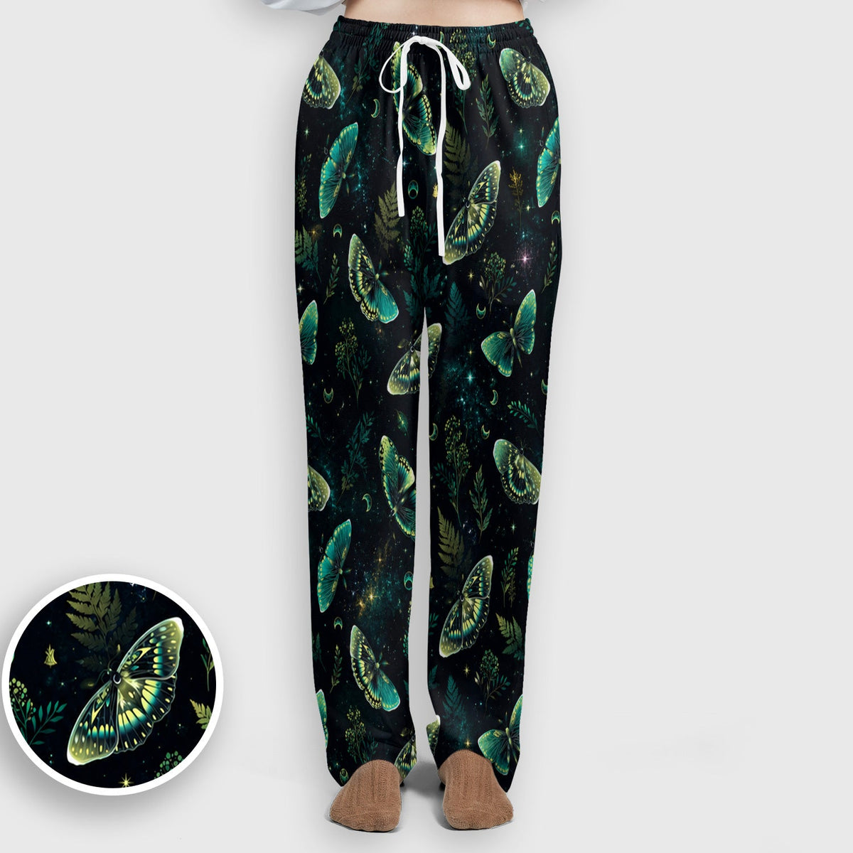 Mystical Moonlight Butterfly Garden Nurse Scrub Set II