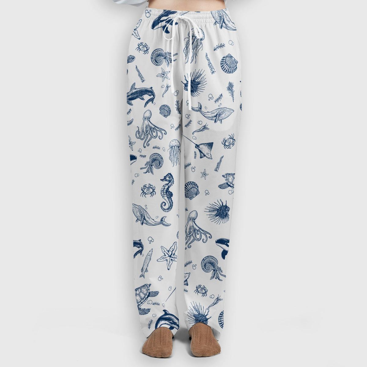 Marine Sea Life Nurse Scrub Set