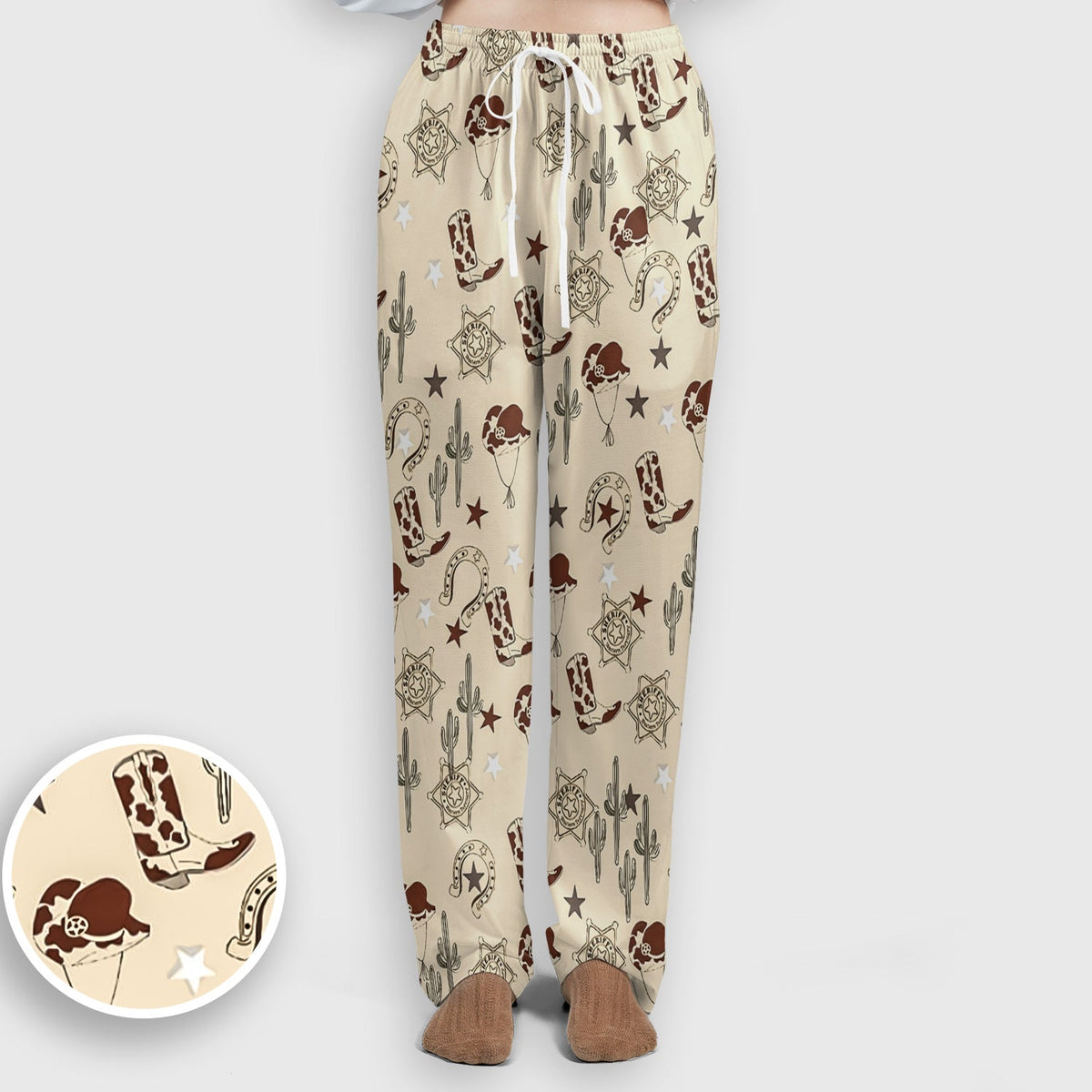 Cowboy Hats & Boots Nurse Scrub Set